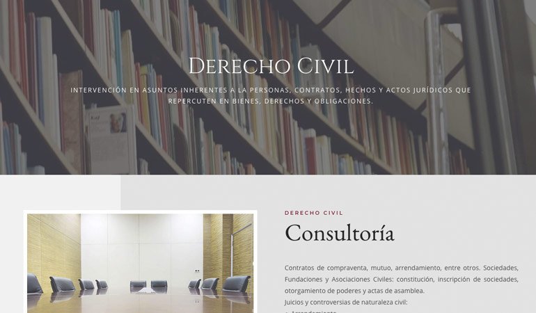 Páginas Web Derecho Civil México