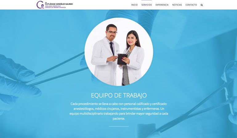 Diseño Página Web para Doctores